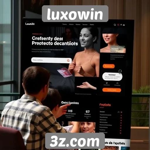 Experiência de usuário no site luxowin